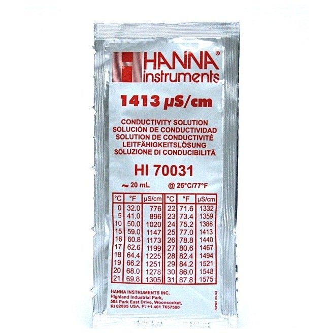 HANNA Solution d'étalonnage Conductivimètre