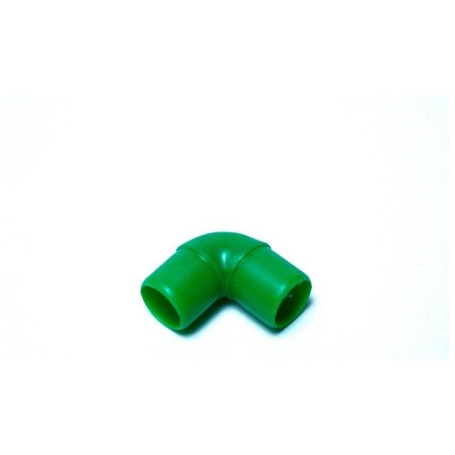 Coudes plastique pour tuyau rigide vert Hobby