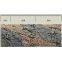 Plaque de décor en 3 D - Back to Nature Slim Basalt Gneiss avec des nuances de gris et de rouge rouille