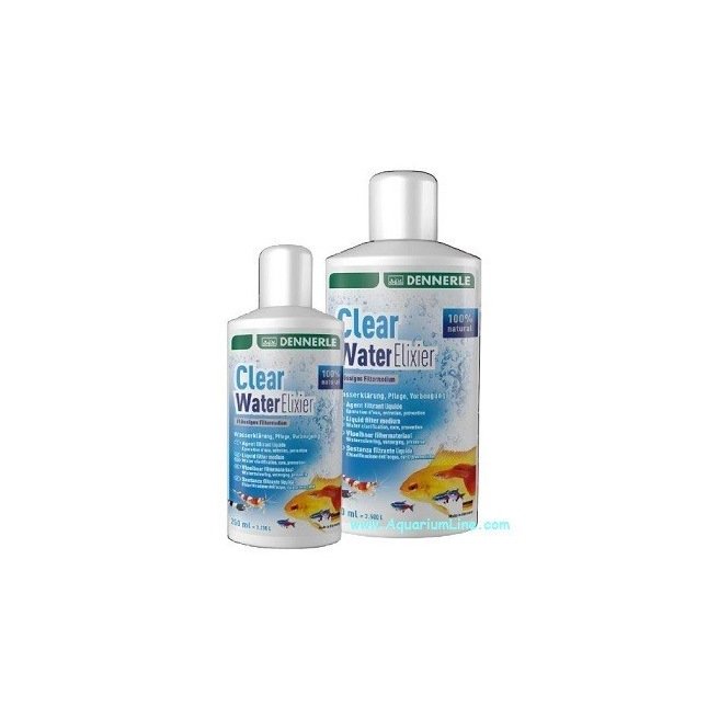 Dennerle Clear Water Elixier - Conditionneur d'eau pour aquarium