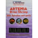 Artemia ail et spiruline : nourriture surgelée pour poisson d'eau douce
