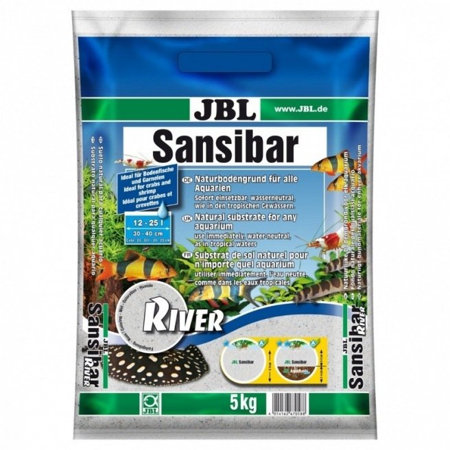 JBL Sansibar River - Sable à faible granulométrie pour décoration d'aquarium