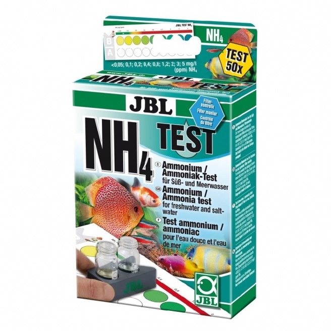 Test en gouttes & recharge pour l'ammonium - JBL NH4 test