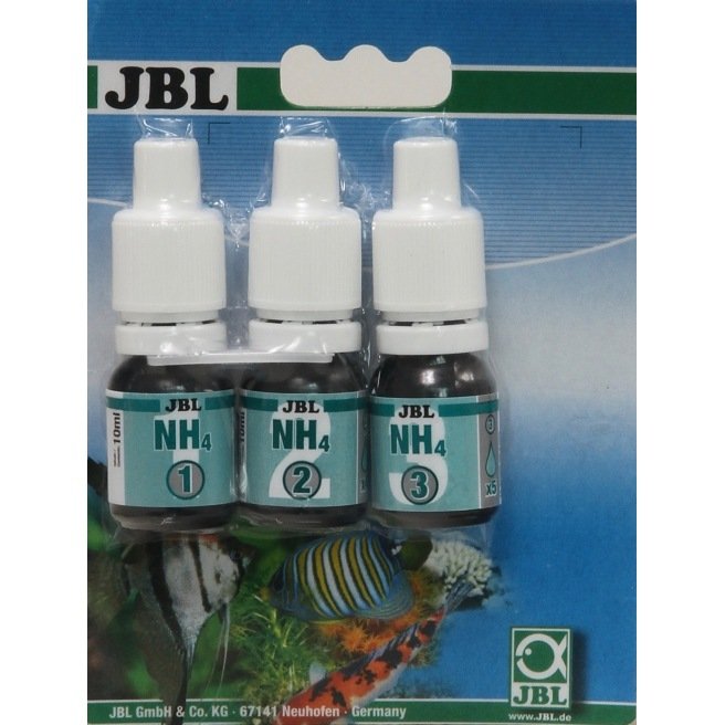Test en gouttes & recharge pour l'ammonium - JBL NH4 test