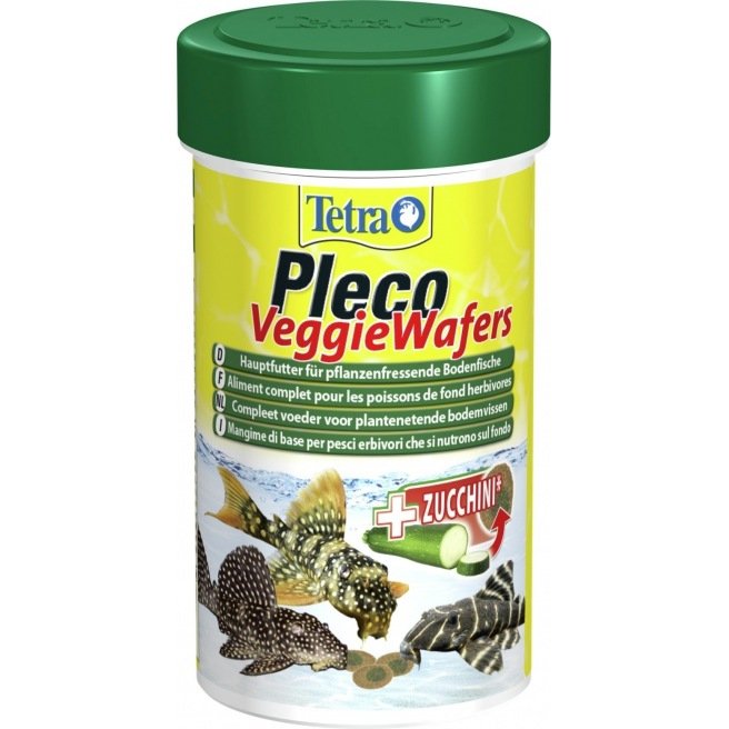 Tetra Pleco Veggie wafers : Nourriture pour poissons de fond