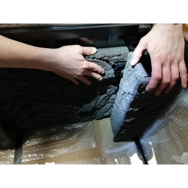 Décor 3D - Juwel Stone Granite - Plaque de fond Décor 3D - Juwel Stone Granite - Plaque de fond