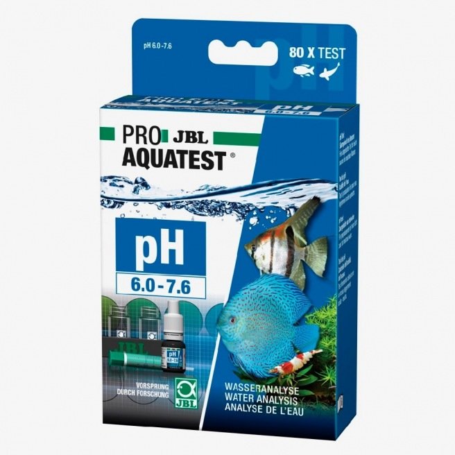 Test en gouttes & recharge pour le pH entre 6 et 7,6 - JBL pH test 6-7,6