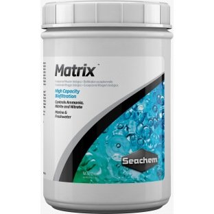Seachem Matrix - Média filtrant révolutionnaire et écologique idéal pour les petits filtres Seachem Matrix - Média filtrant révolutionnaire et écologique idéal pour les petits filtres