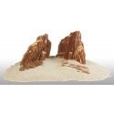 Bois fossilisé - Fossil Orange Wood premium