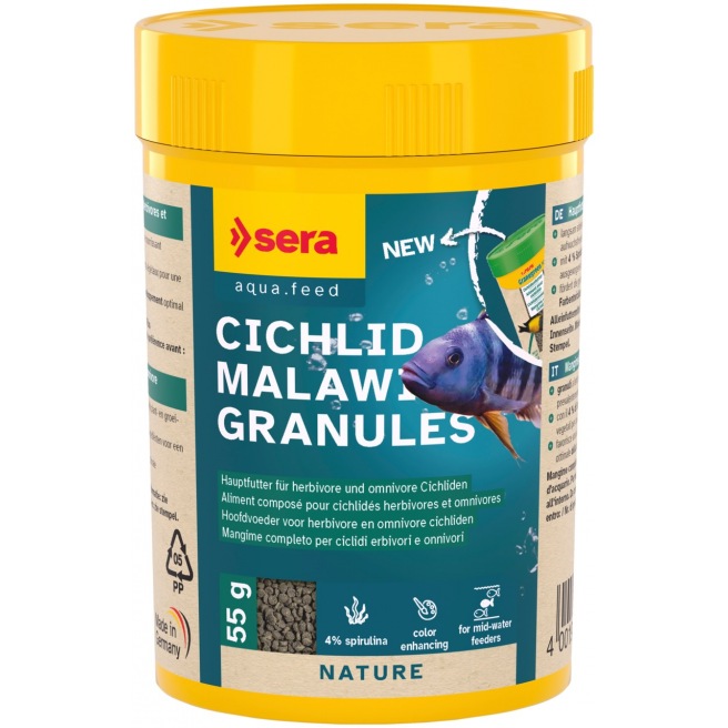 Sera Cichlid malawi Granules (ex Granugreen) Sera Cichlid malawi Granules (ex Granugreen)