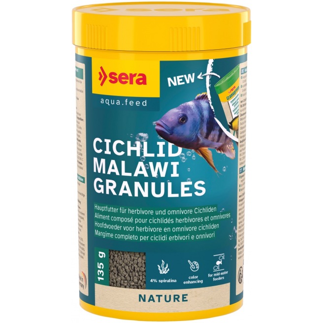 Sera Cichlid malawi Granules (ex Granugreen) Sera Cichlid malawi Granules (ex Granugreen)