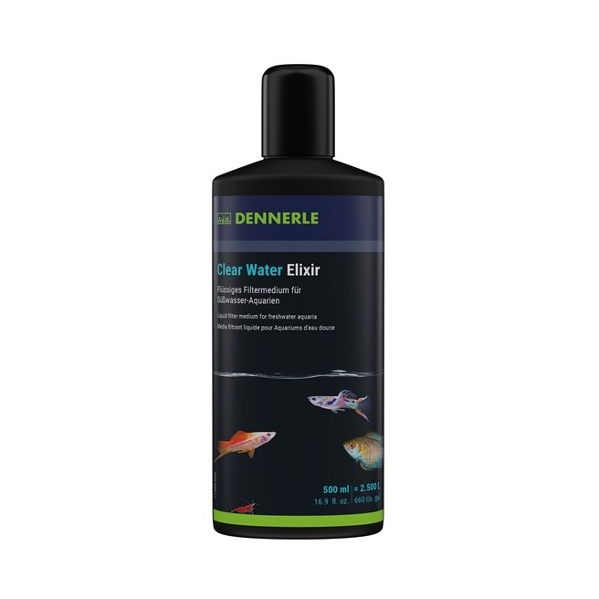Dennerle Clear Water Elixier - Conditionneur d'eau pour aquarium