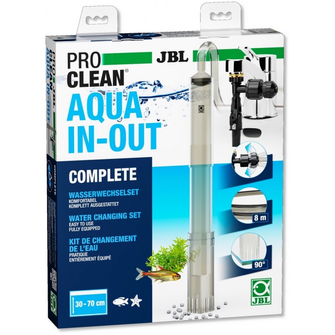 JBL Aqua In Out - Set complet qui permet de vidanger et de remplir l'eau de l'aquarium